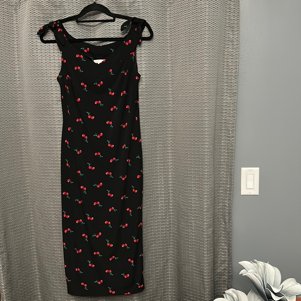 New York & Company Cherry Print Dress